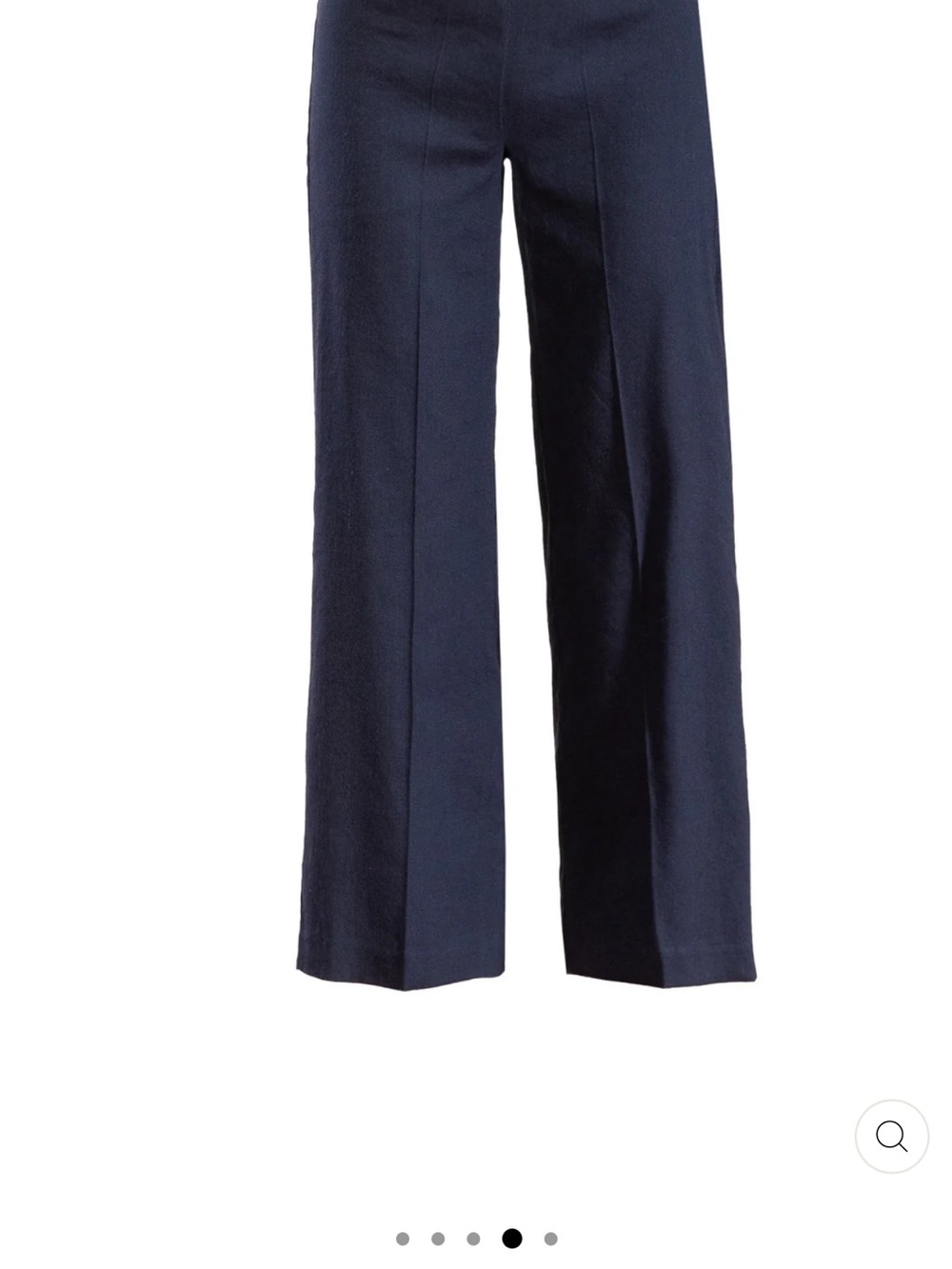 Avenue Montaigne - ALEX Linen Navy Crop Pant - Worn Once! - Picture 4 of 8